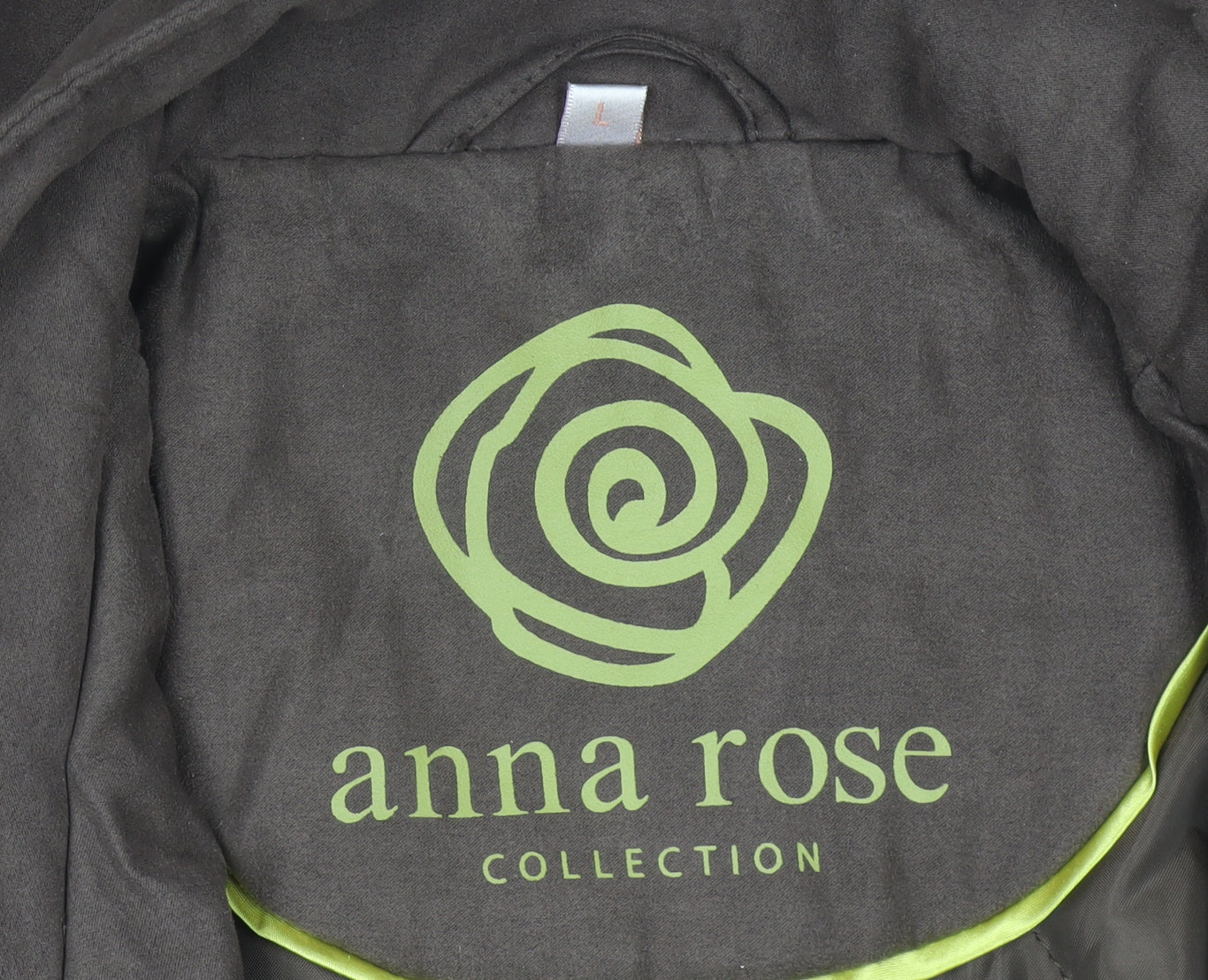 Womens UK Size L Anna Rose Brown Overcoat