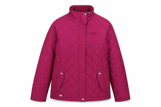 Womens UK Size 12 Regatta Pink Quilted Coat