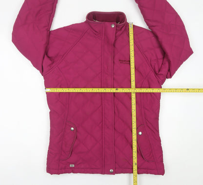 Womens UK Size 12 Regatta Pink Quilted Coat