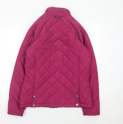 Womens UK Size 12 Regatta Pink Quilted Coat