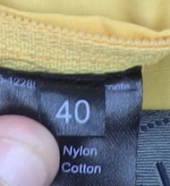 Mens UK Size 40 Douglas Yellow Basic Jacket