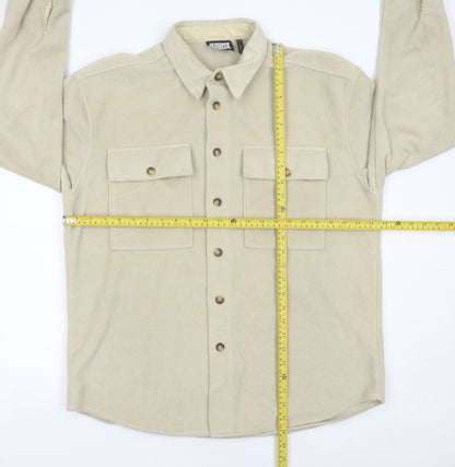 Mens UK Size S Reclaimed Vintage Beige Basic Jacket