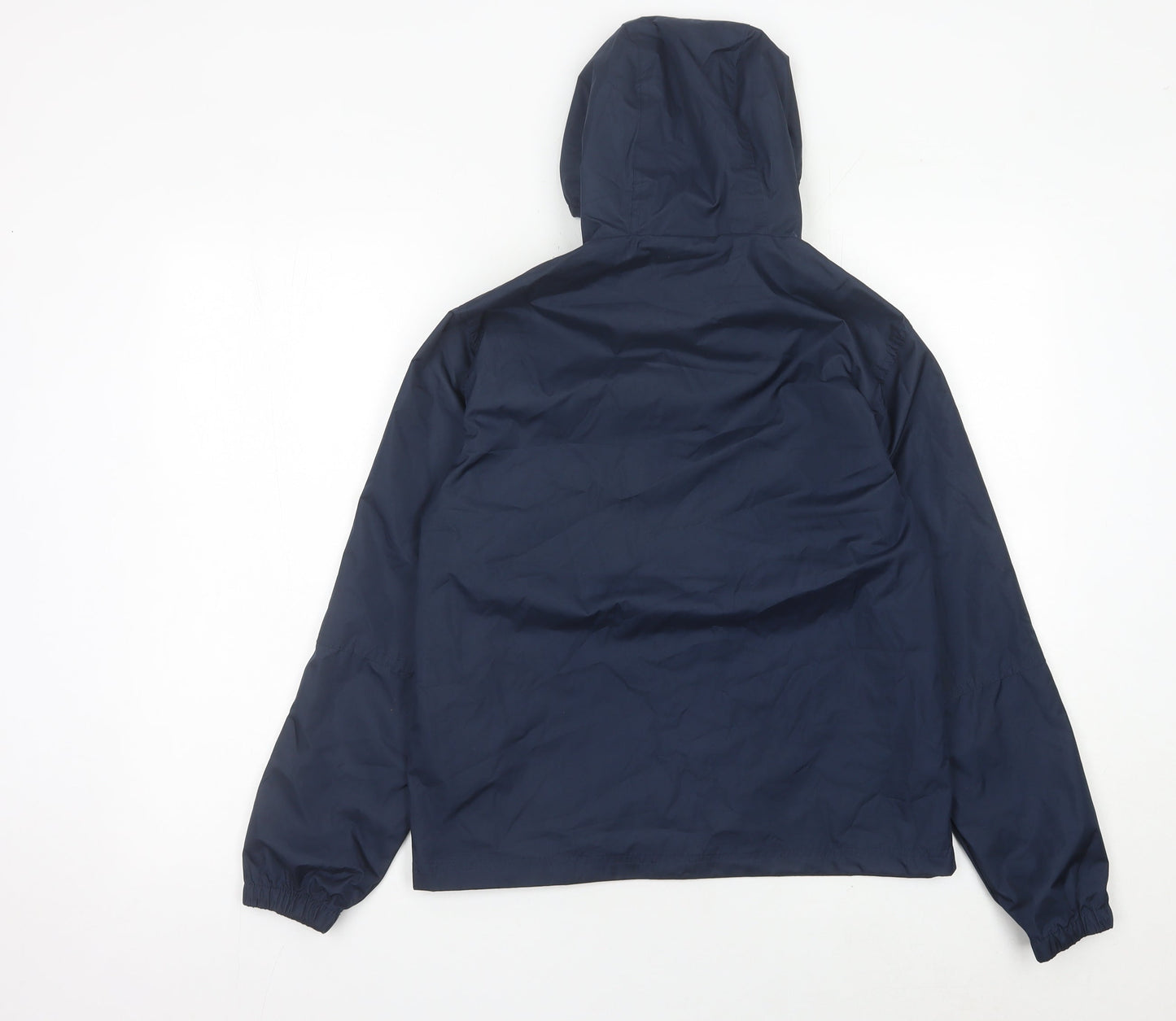 Manchester City Boys Blue 12-13Y Polyester Hooded Anorak Jacket