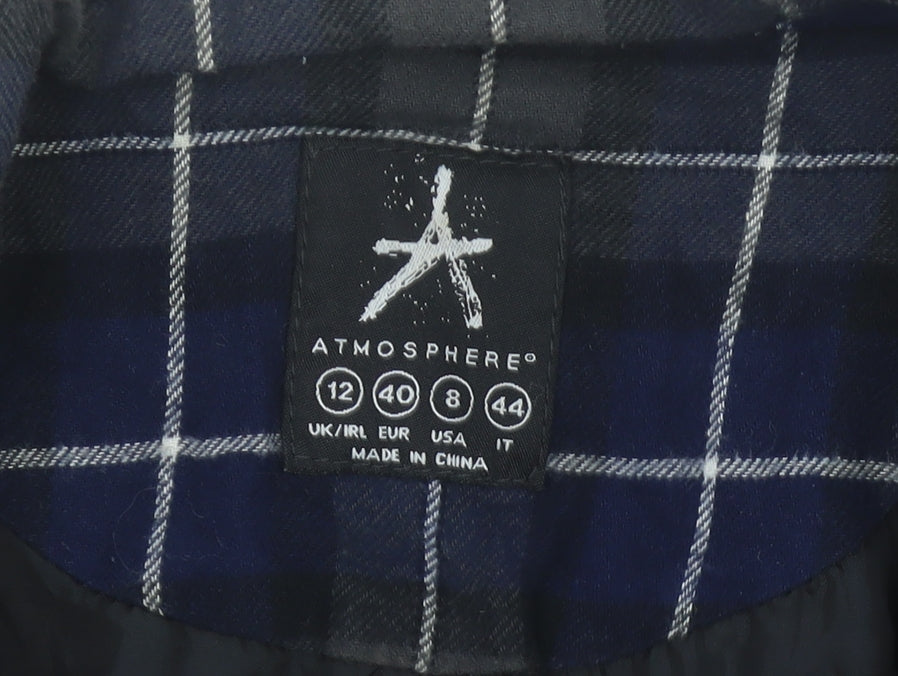 Womens UK Size 12 Atmosphere Black Military Jacket