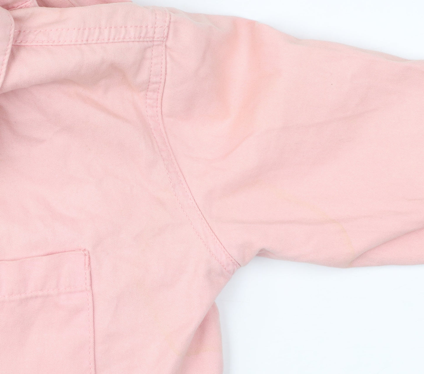 Urban Outfitters Women’s Pink XS Cotton Long Sleeve Jumpsuit