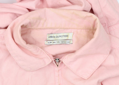 Urban Outfitters Women’s Pink XS Cotton Long Sleeve Jumpsuit