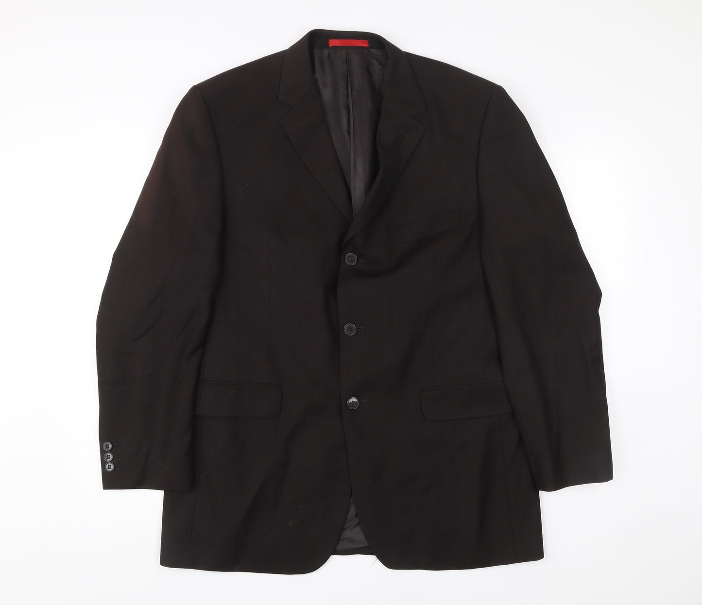 Mens UK Size 42 Burton Regular Black Suit Jacket