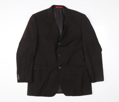 Mens UK Size 42 Burton Regular Black Suit Jacket