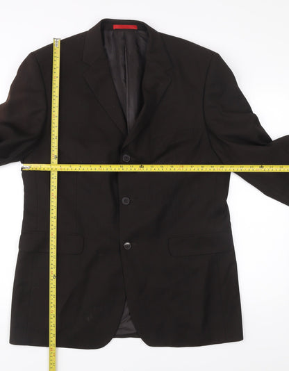 Mens UK Size 42 Burton Regular Black Suit Jacket