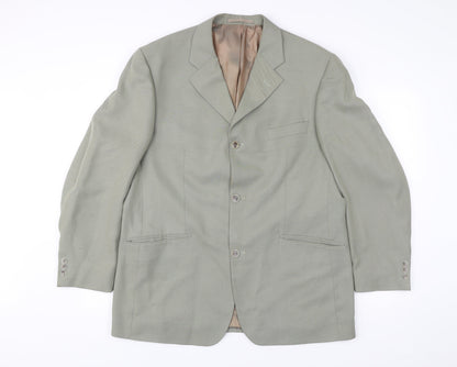 Mens UK Size 44 Remus Uomo Regular Grey Suit Jacket