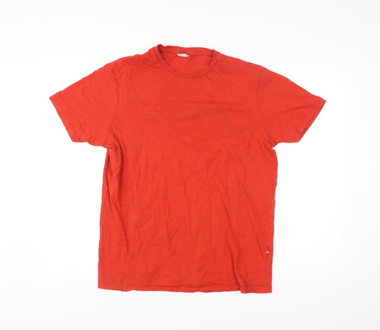 Springfield Men’s Red Cotton Crew Neck Short Sleeve T-Shirt L