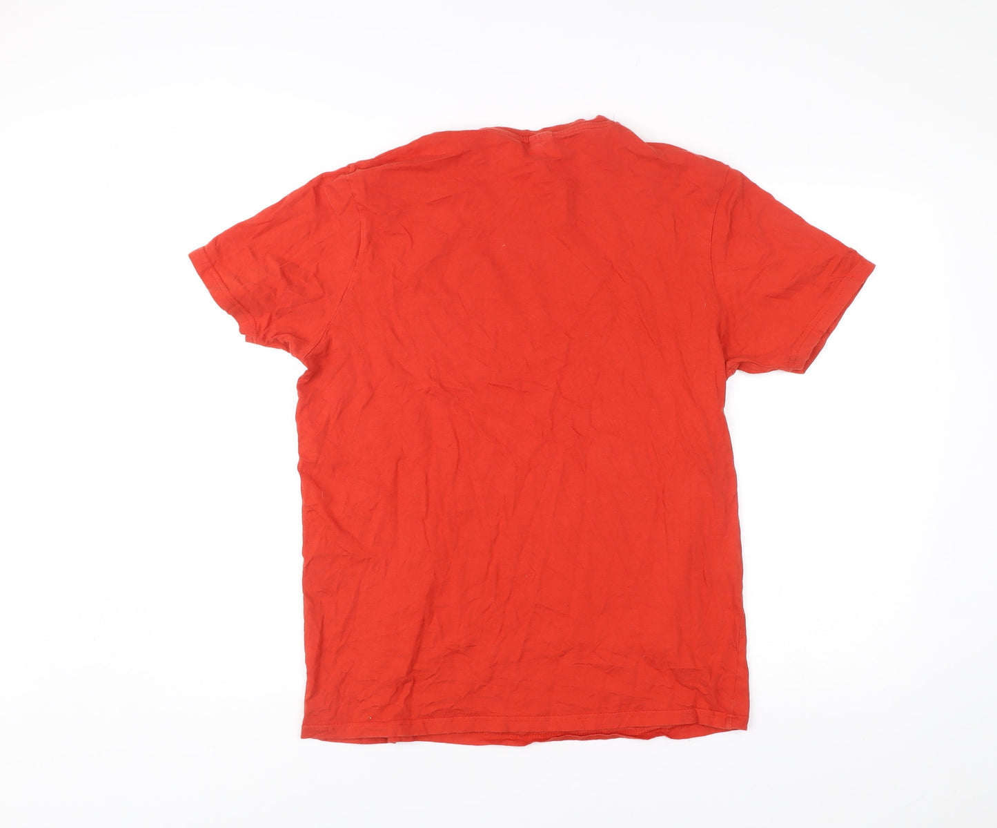 Springfield Men’s Red Cotton Crew Neck Short Sleeve T-Shirt L