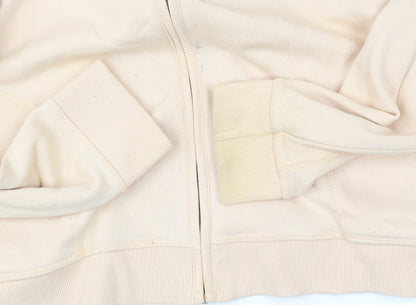 Mens UK Size L Fat Face Beige Full Zip Hoodie