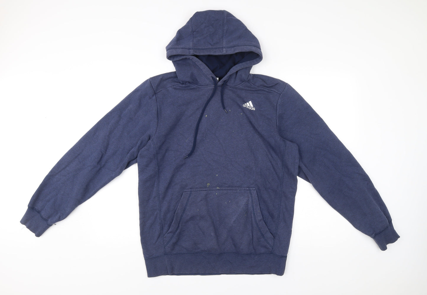 Adidas Men's Blue Pullover Hoodie Size M Regular Fit