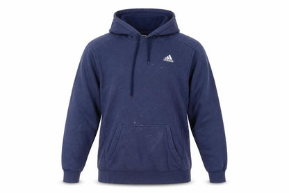 Mens UK Size M adidas Blue Pullover Hoodie