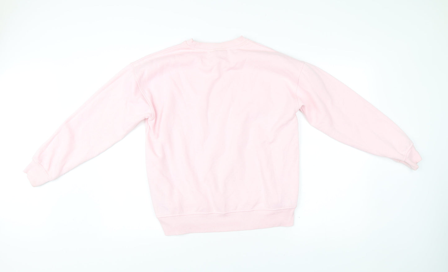 Womens UK Size S Disney Pink Pullover Sweatshirt