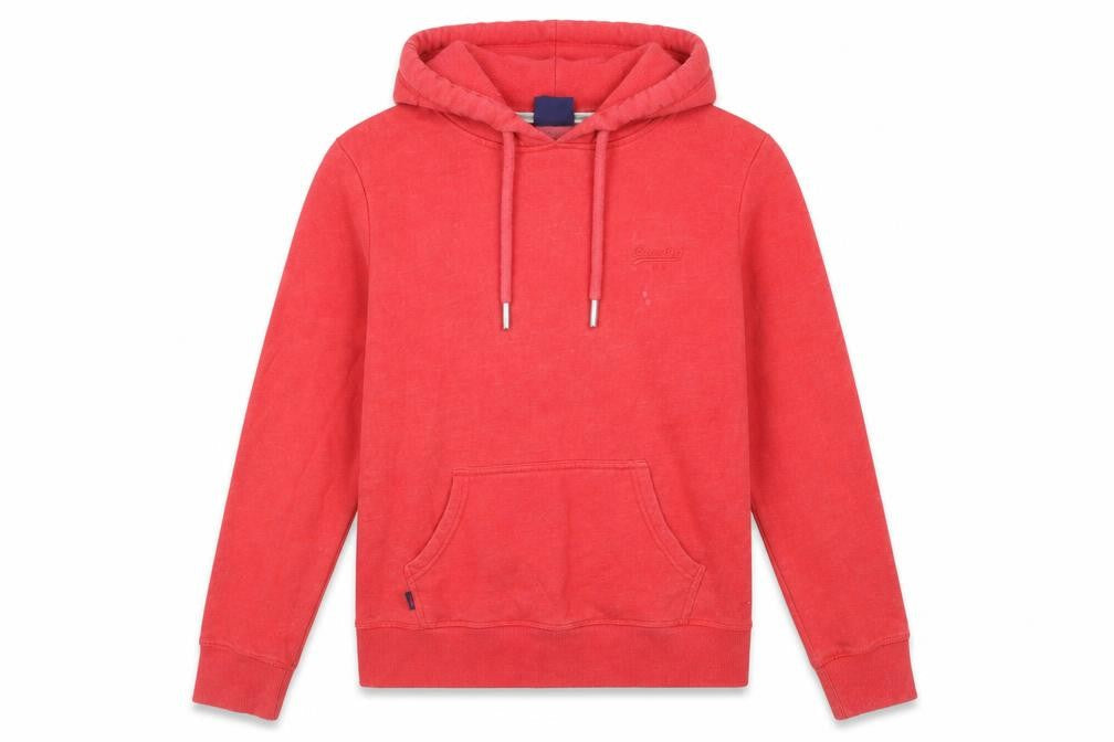 Womens UK Size 12 Superdry Red Pullover Hoodie