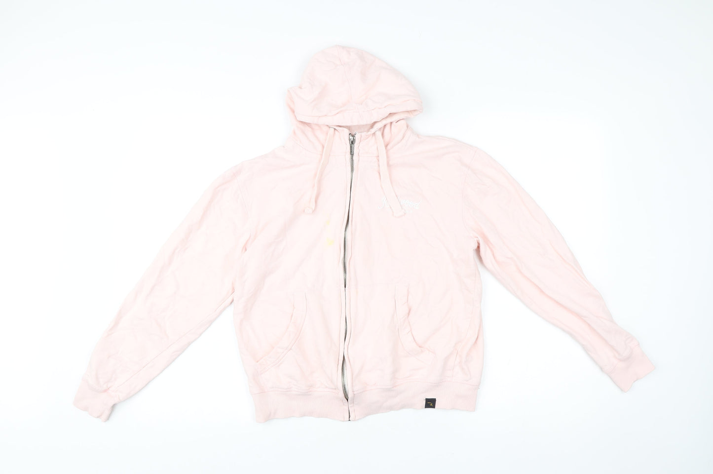 Redwood Women Pink Full Zip Hoodie Size M Cotton Blend