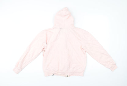 Redwood Women Pink Full Zip Hoodie Size M Cotton Blend