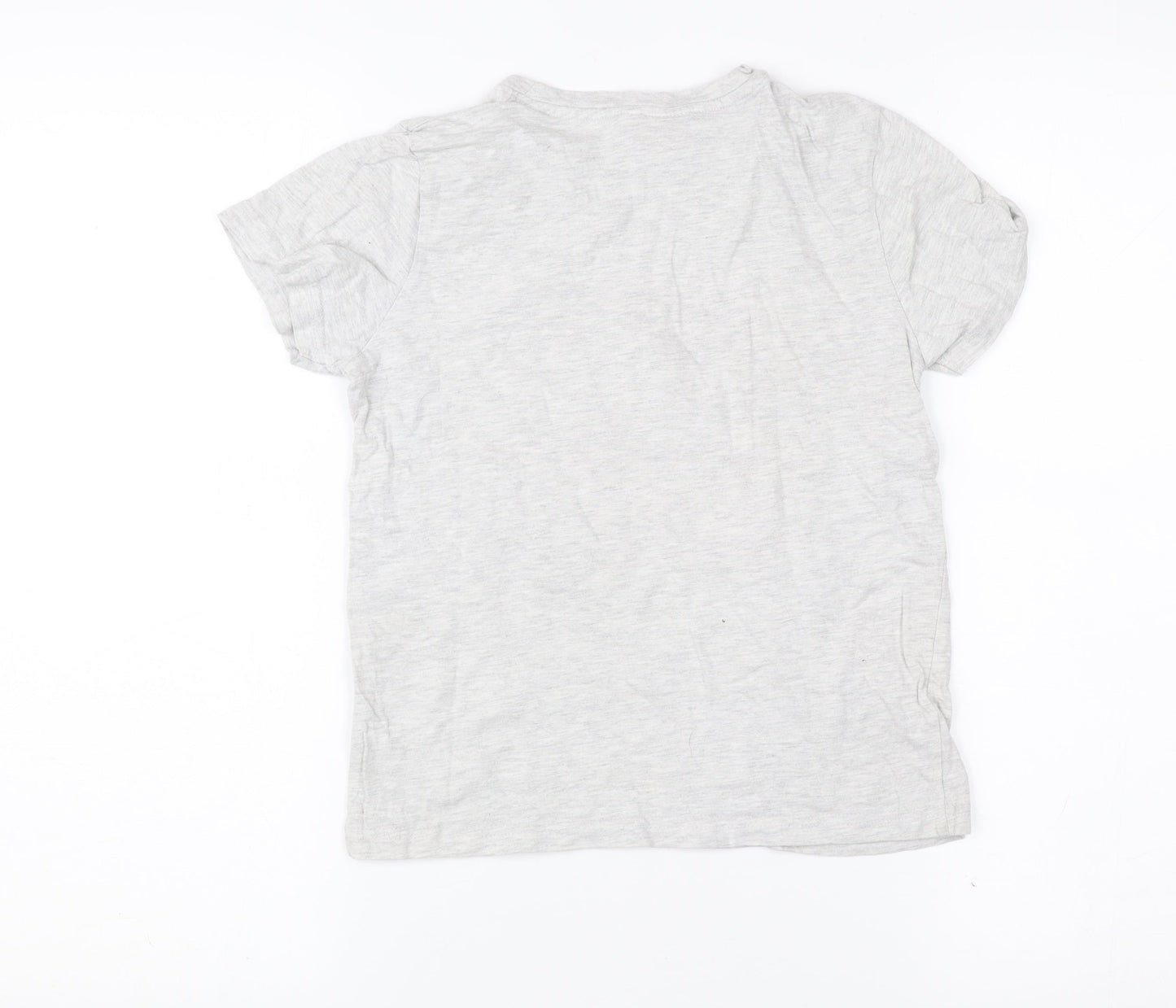 Marvel Boys Grey Graphic T-Shirt 7-8 Years Short Sleeve Casual Superhero