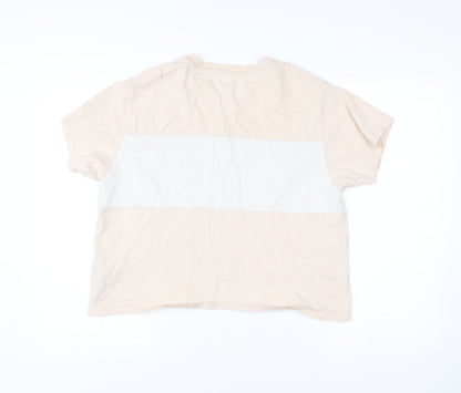 Womens UK Size M Levi's Beige Basic T-Shirt