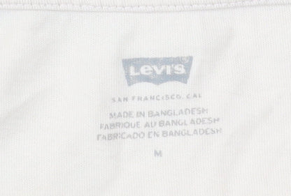 Womens UK Size M Levi's Beige Basic T-Shirt