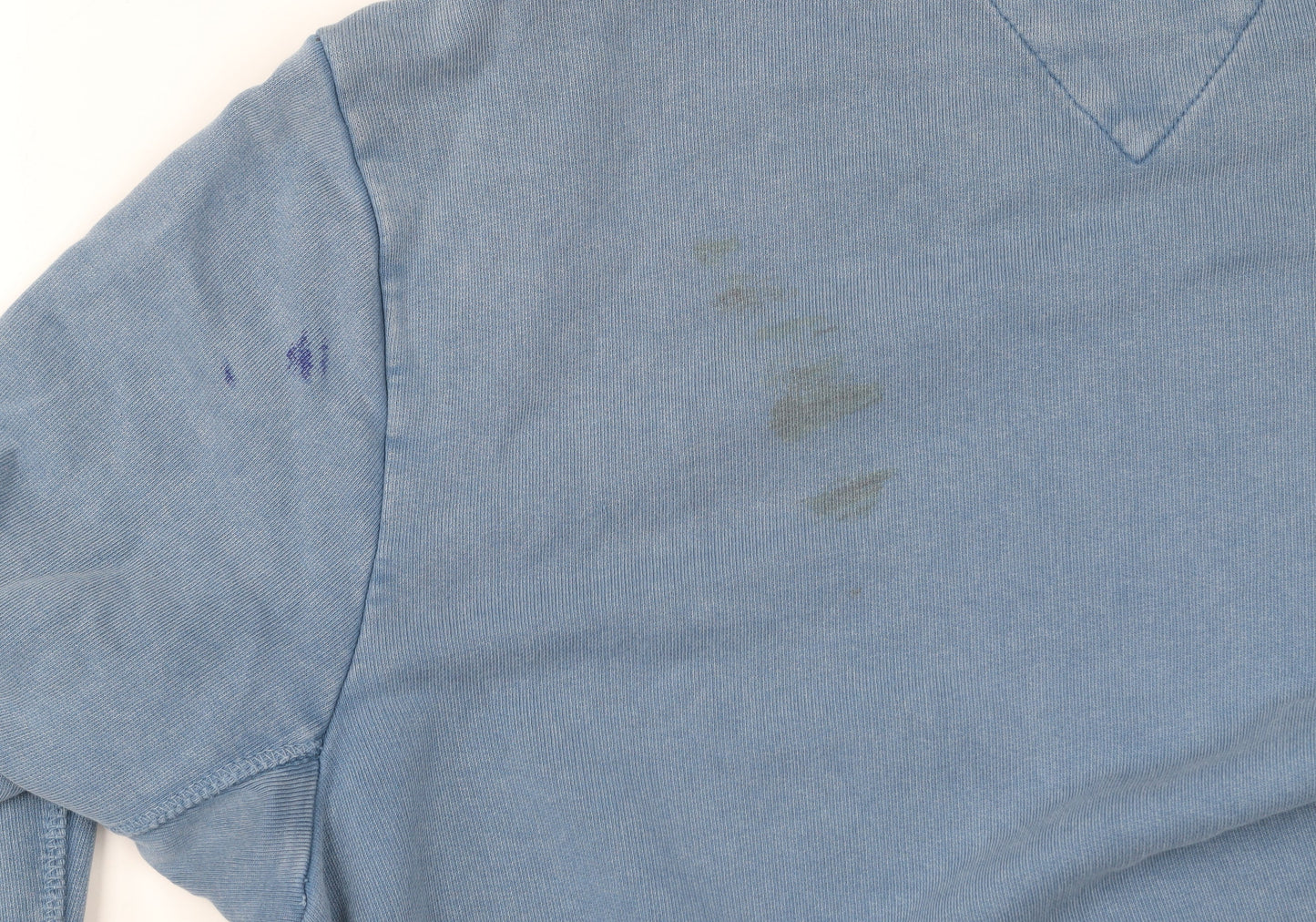 Mens UK Size M Hilfiger Denim Blue Pullover Sweatshirt