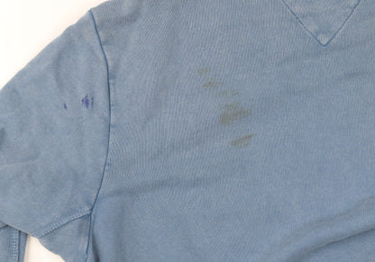 Mens UK Size M Hilfiger Denim Blue Pullover Sweatshirt