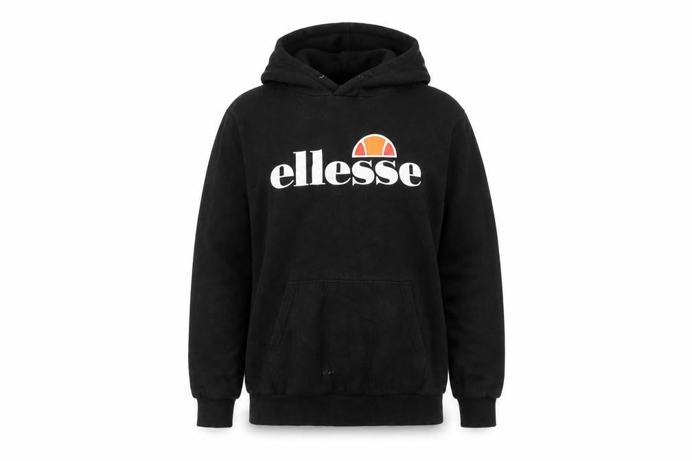 Womens UK Size 12 ellesse Black Pullover Hoodie