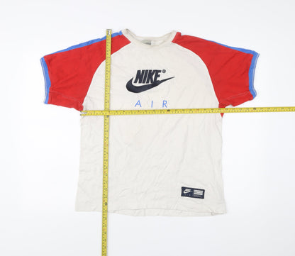 Nike Air Vintage Mens Multicoloured M Crew Neck T-Shirt 90s Sportswear
