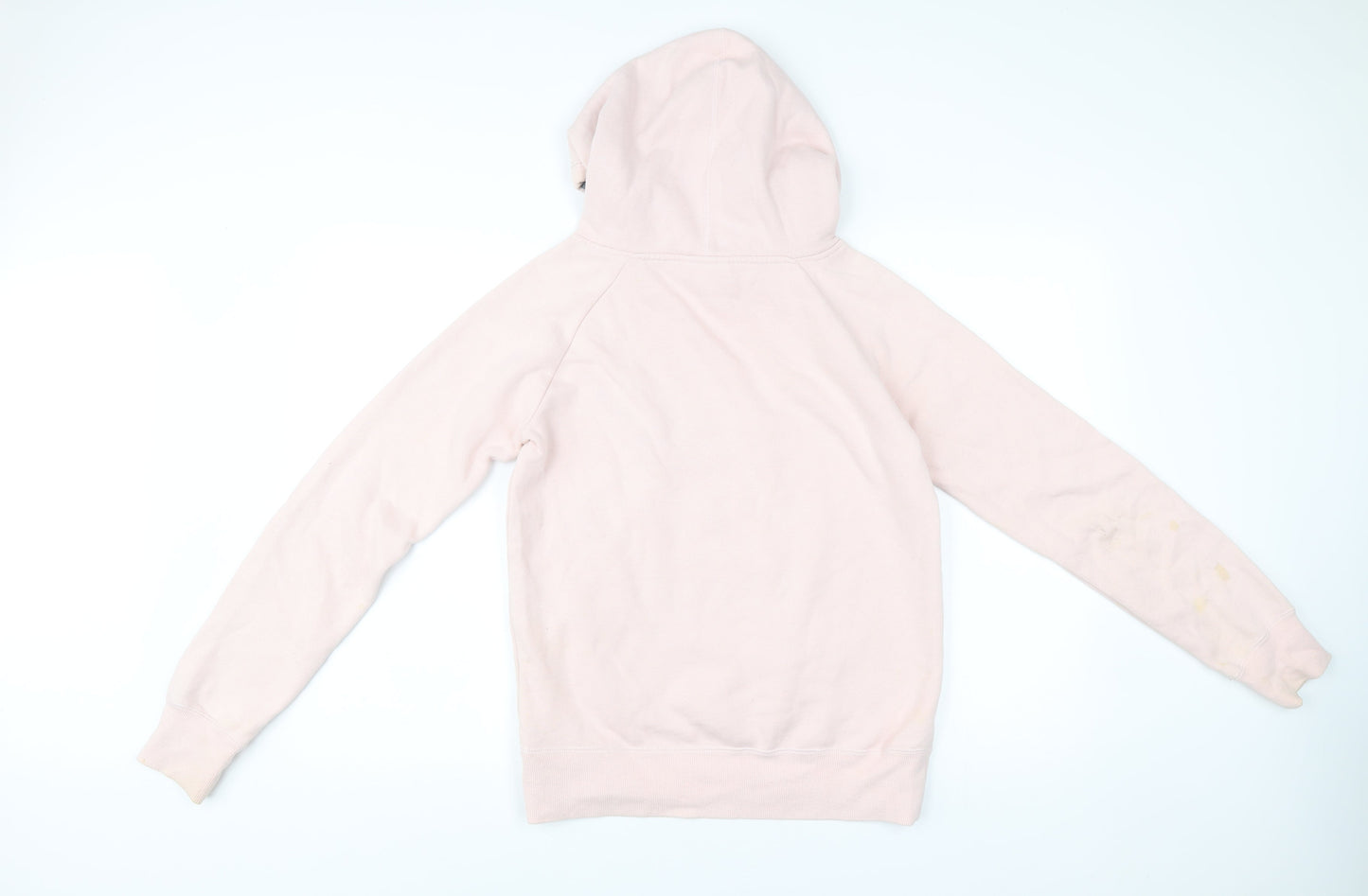 Animal Womens Pink Pullover Hoodie Size 10 Casual Logo Flower Print