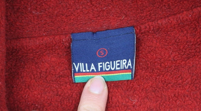 Mens UK Size S Villa Figueira Red Basic Jacket