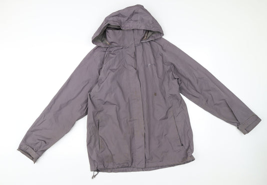 Granite Outdoors Women's Grey Size 16 Waterproof Hooded Rain Jacket