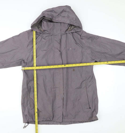 Granite Outdoors Women's Grey Size 16 Waterproof Hooded Rain Jacket