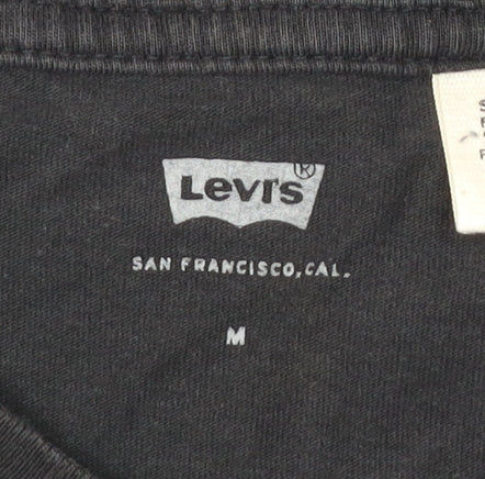 Levi's Men's Black Vancouver Graphic Print T-Shirt Size M