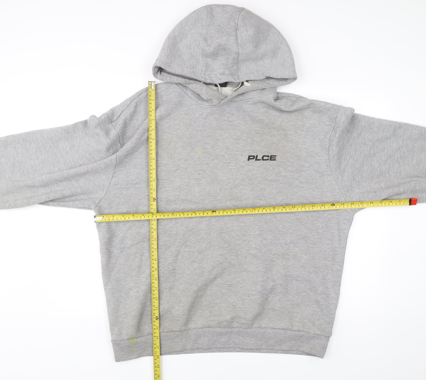 883 Police Men's Grey Pullover Hoodie Size 2XL Logo Print