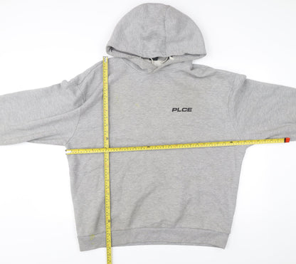 883 Police Men's Grey Pullover Hoodie Size 2XL Logo Print