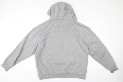 883 Police Men's Grey Pullover Hoodie Size 2XL Logo Print