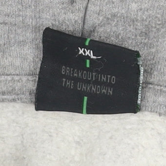 883 Police Men's Grey Pullover Hoodie Size 2XL Logo Print