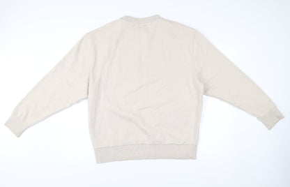 Mens UK Size M COLLUSION Beige Pullover Sweatshirt
