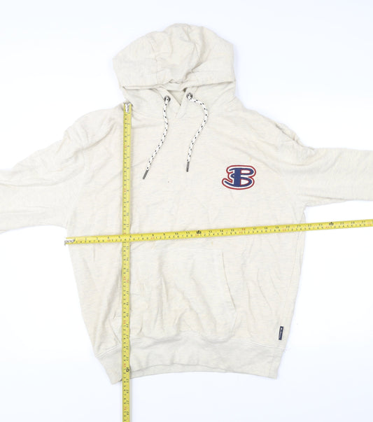 Mens UK Size L Ben Sherman Beige Pullover Hoodie