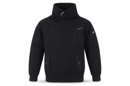 Mens UK Size L Henleys Black Pullover Hoodie