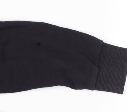 Mens UK Size L Henleys Black Pullover Hoodie