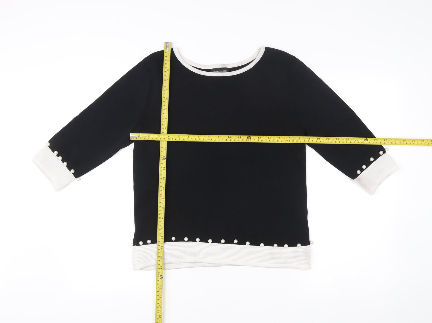 Womens UK Size S James Lakeland Black Pullover Jumper