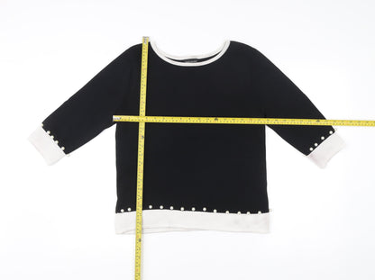 Womens UK Size S James Lakeland Black Pullover Jumper