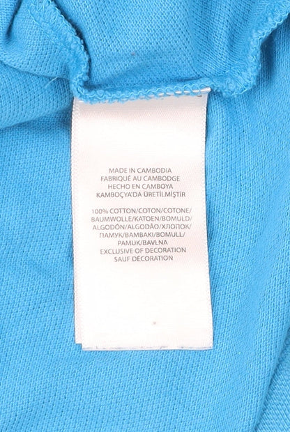 Ralph Lauren Men’s Blue Polo Shirt S Slim Fit Short Sleeve Cotton