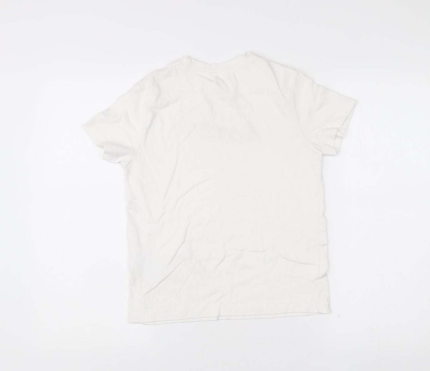 Womens UK Size S Nike White Basic T-Shirt