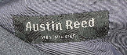Austin Reed Men Blue 38 Jacket Blazer Check Wool Cotton