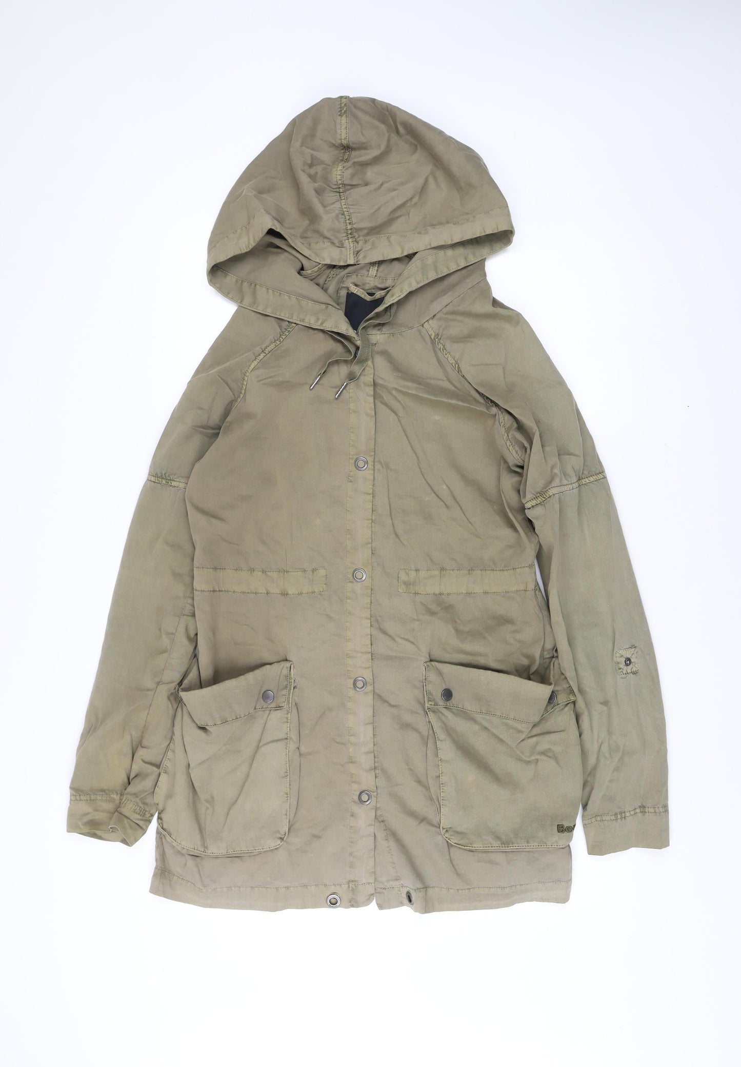 Womens UK Size S Bench Green Parka Coat