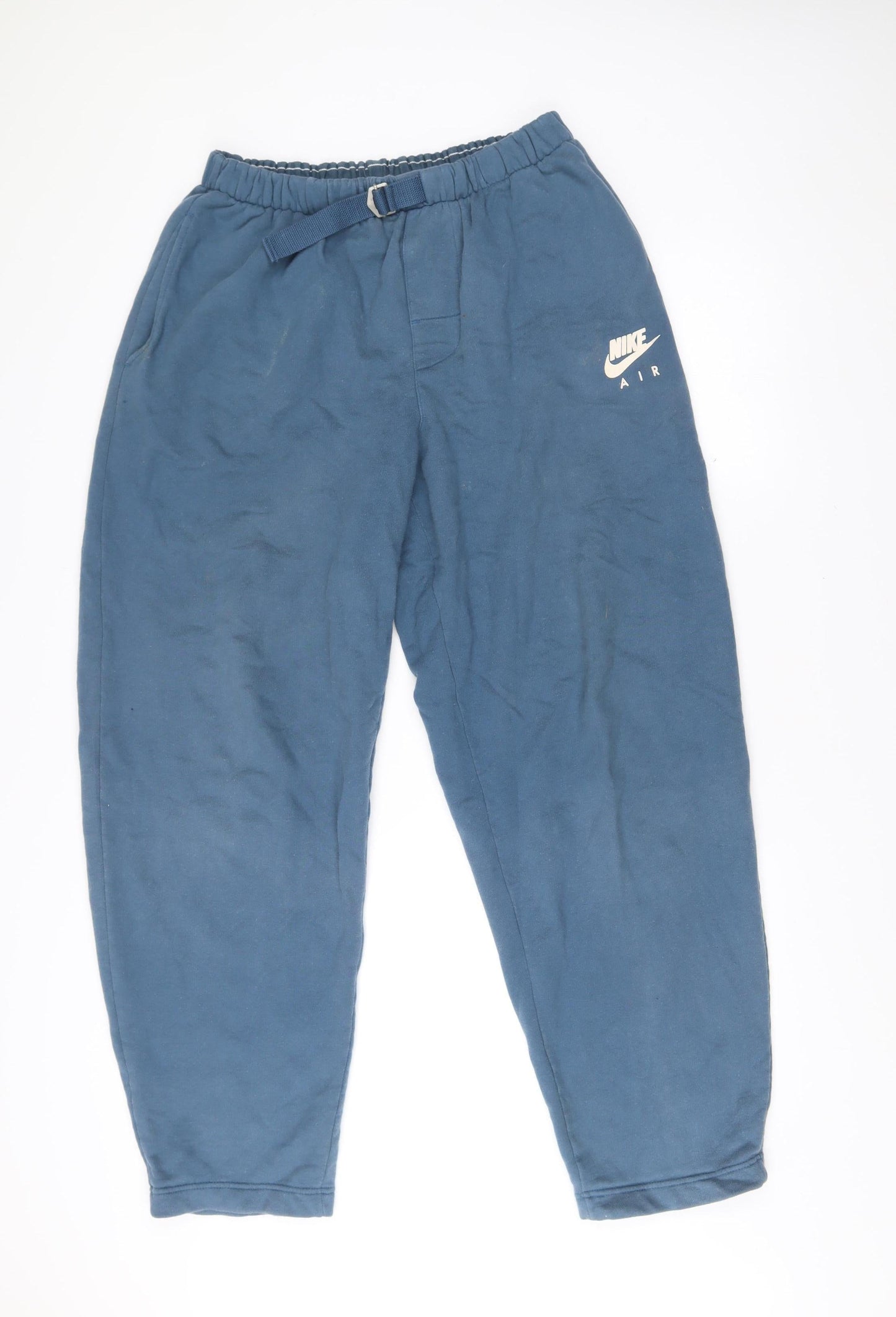 Nike Air Men’s Blue M Sweatpants Trousers Elastic Waist Cotton
